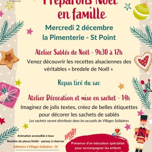 Atelier sablés 2026