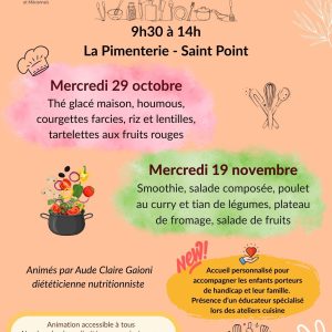 ateliers cuisines pimenterie 2910 et 1911